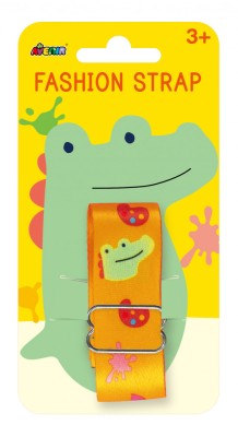 Bretea Fashion ajustabila pentru accesorii - Crocodil artistic foto