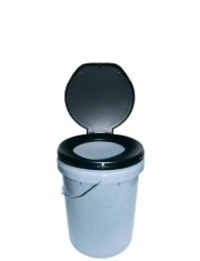 Toaleta portabila, Galeata WC capacitate 20L, sarcina maxima 100kg foto