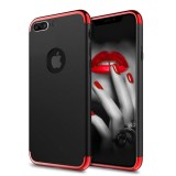 Husa TotulPerfect Telefon Apple Iphone 7 Plus ofera protectie 3in1 Delux Ultrasubtire Red Touch