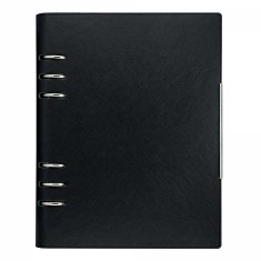 Agenda organizer A5 cu 6 inele negru