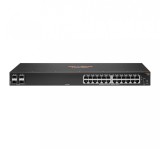 Hewlett Packard Enterprise Aruba 6100 24G 4SFP+ Managed L2 Gigabit Ethernet (10/100/1000) 1U Black, &quot;JL678A&quot; (timbru verde 2 lei), HP