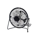 Ventilator de birou Leziter Ruen USB 5W Negru Metal 4 inch