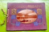 E19-I-Amintiri de la ABBAZIA ITALIA 1925-design ART DECO-32 Foto mari 22/16 cm.