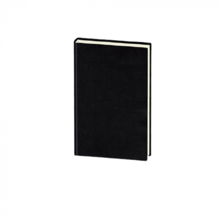 Agenda A5 Nedatata Ego Domino, 192 File, Negru, 70 g/m&sup2;, Semn de Carte, Coperta Imitatie Piele, Agenda Ego Nedatata, Agenda Nedatata, Agenda A5, Agend