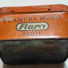 FLARO Intreprinderea Flamura Rosie Sibiu - CURSORI - cutie veche din tabla