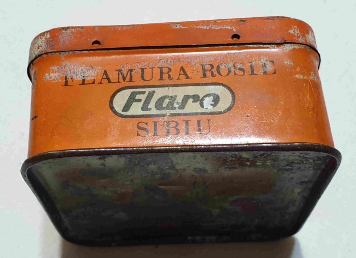 FLARO Intreprinderea Flamura Rosie Sibiu - CURSORI - cutie veche din tabla