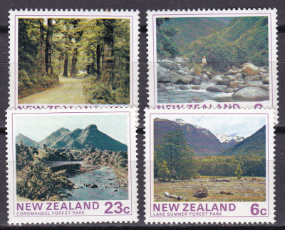 Noua Zeelanda 1975 natura paduri MI 657-660 MNH foto