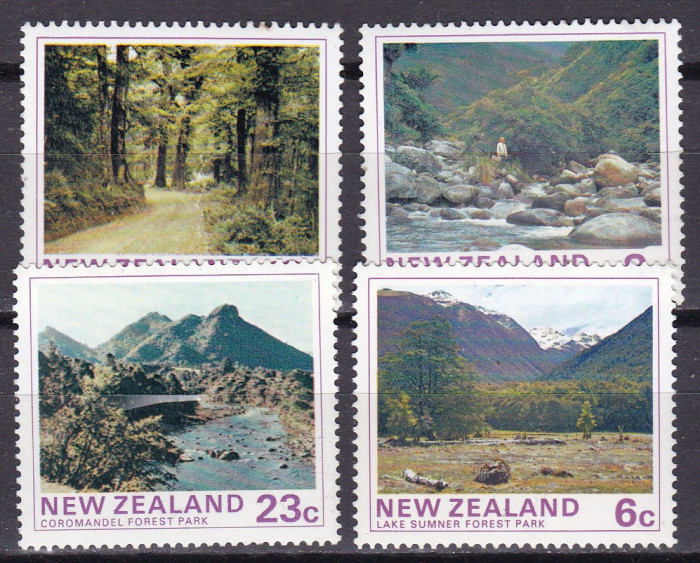 Noua Zeelanda 1975 natura paduri MI 657-660 MNH