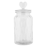 Cumpara ieftin Borcan sticla transparenta &Oslash; 11x24 cm