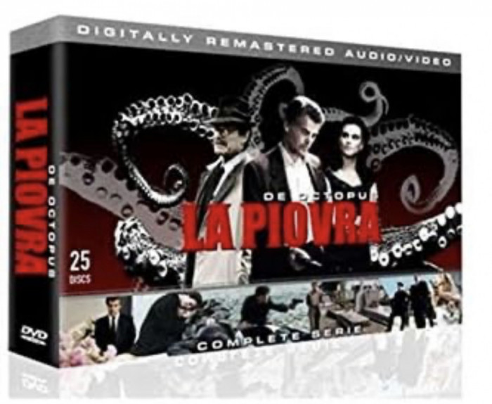 Film serial La Piovra / Caracatita Colectia completa DVD Box Set Sigilat