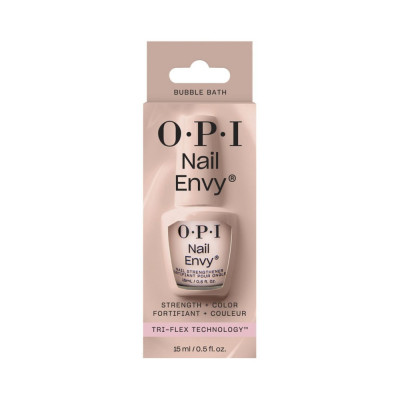 Tratament pentru intarirea unghiilor si culoare, OPI, Nail Envy, Bubble Bath&amp;trade;, 15ml foto