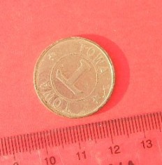 M3C1 1 - Jeton de colectie - inscriptia TOWA