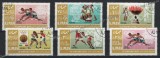 Ajman &ndash; Lot 6 timbre Jocurile Preolimpice Mexico 1968, ștampilate -A90