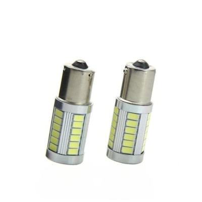 Set 2x Bec LED universal, auto BA15S, pentru bord, interior, numar, diverse foto