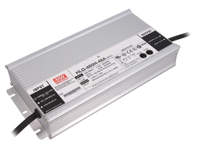 Alimentator LED 480W 48V 5-10A IP65