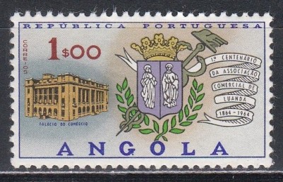 Angola 1963 - A 100-a aniversare a Asociației Comerciale din Luanda, MNH foto