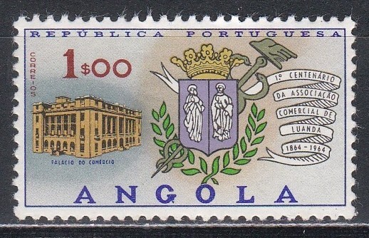 Angola 1963 - A 100-a aniversare a Asociației Comerciale din Luanda, MNH