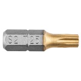 Set 2 biti Torx TX25 Graphite, 25 mm, prindere 1/4, acoperire nitrura titan
