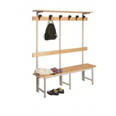BANCA PT. VESTIAR CU CUIER PT. 6 PERSOANE PF/LE/A/M/2000, 2000x350x1850 mm (LxlxH), Italia