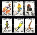 A12 S6 8 - Timbre foart vechi - Tanzania - jocuri sportive