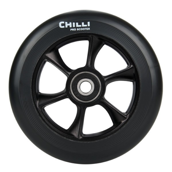 Roata Trotineta Chilli Turbo 110mm + Abec 9 black Roata Trotineta Chilli Turbo 110mm + Abec 9 black