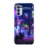 Husa compatibila cu Oppo A52, Viceversa, model Circus Open Cyberpunk, Silicon, TPU, Transparent, Carcasa