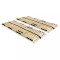 Gossi baze de pat cu sipci, 2 buc., 28 sipci, 7 zone, 80 x 200 cm