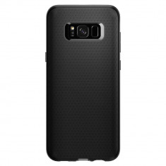 Husa Spate Spigen Liquid Air Samsung S8 Black foto