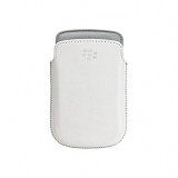 Husa Pouch Originala Blackberry HDW-38844, Albă, Protecție Premium Telefon