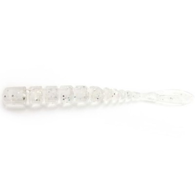 Grub Mustad Aji Micro Fla, Clear Rainbow Glitter, 5cm, 15buc/pac foto