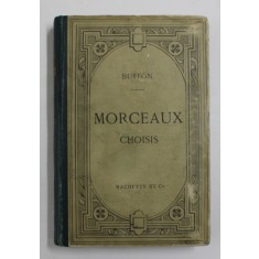 BUFFON - MORCEAUX CHOISIS , 1890