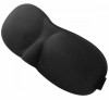 Masca de dormit 3D, dimensiune universala, negru, Oem