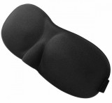 Masca de dormit 3D, dimensiune universala, negru