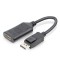 Cablu adaptor convertor DisplayPort tata la HDMI mama activ 4K 60Hz 20cm