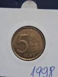 5 francs 1998 belgie