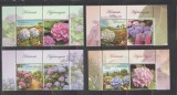 ROMANIA 2025 HORTENSII Serie 4 val. cu vinieta LP.2522 MNH**