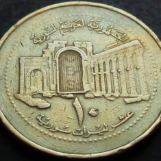 Moneda exotica 10 LIRE / POUNDS 1424- SIRIA, anul 2003 *cod 4856 = GRATUIT