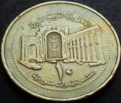 Moneda exotica 10 LIRE / POUNDS 1424- SIRIA, anul 2003 *cod 4856 = GRATUIT foto