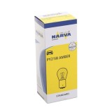 Set 10 Becuri Semnalizare 12V PY21W Galben Narva