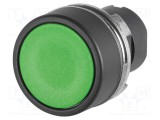 Comutator EAO 22mm acţionat prin apăsare Poz.i stab: 2 verde fără