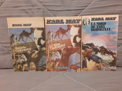 PRIN DESERTUL SAHAREI-KARL MAY (3 VOL) foto