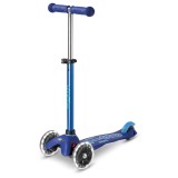 Trotinetă MICRO Mini DeLuxe LED blue