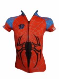 Tricou Ciclism Copii SpiderMan, 4 Ani - Poliamida Elastan