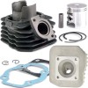 Kit Cilindru 80cc HONDA Dio G SP-SR AF18 AF27, KYMCO, SYM - Chiuloasa inclusa, Racire Aer, Bolt 12mm