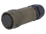 Conector circular mufă pe cablu PIN 19 mamă AMPHENOL
