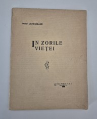 Carte veche 1925 Ovid Densusianu In zorile vietei Versuri