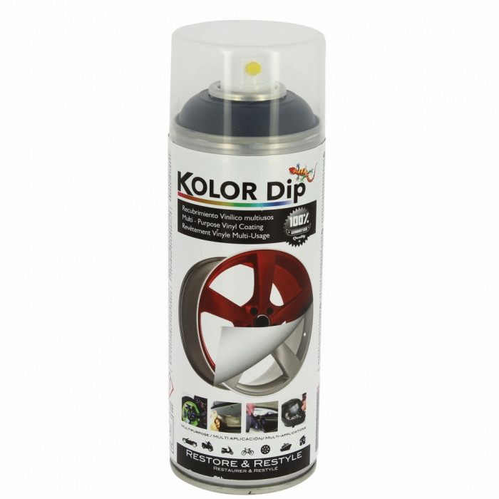 Spray vopsea cauciucata Kolor Dip Gri Gun Metal 400ml AutoDrive ProParts