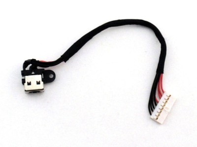 Mufa alimentare Laptop, Asus, VivoBook Pro N552, N552V, N552VX, N552VW, R561V, R561VW, 14026-00040300, 14026-00040600, 2DW3156-002111F, 8 pini, 18cm foto