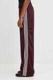 adidas Originals pantaloni de trening Adicolor Classic Firebird Loose culoarea bordo, uni, KA7743