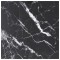 vidaXL Blat masă negru 50x50 cm 6 mm sticlă securizată design marmură